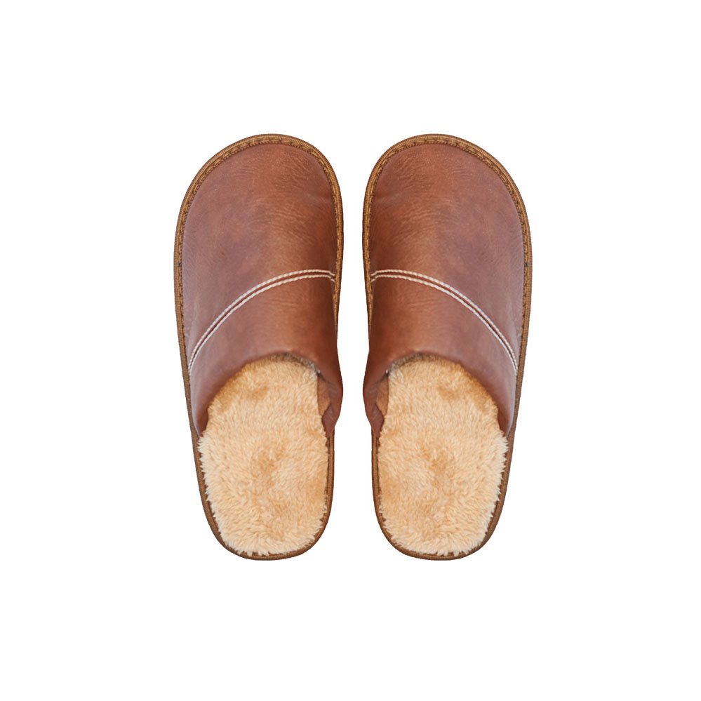 Men home slippers 42-44 brown